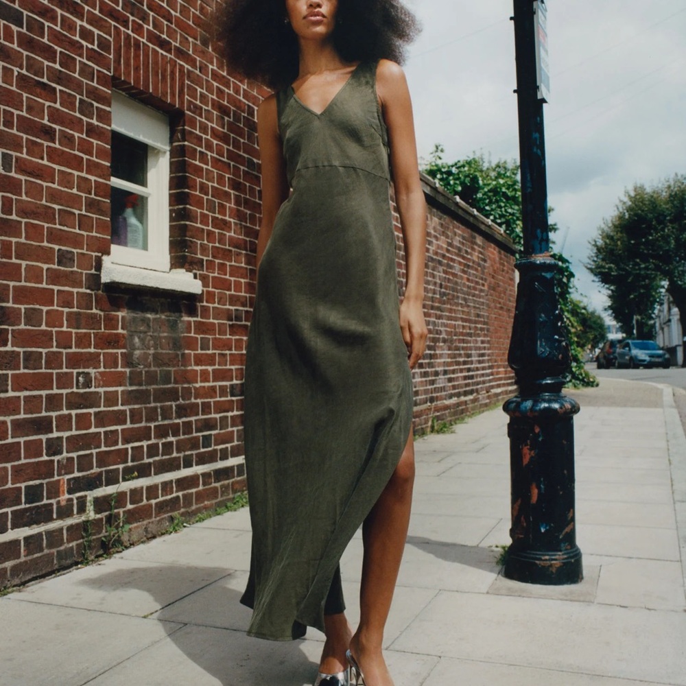 Rowie linen dress